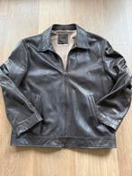 Zware donkerbruine lederen jas van Arma maat 54, Kleding | Heren, Grote Maten, Bruin, Jas of Mantel, Gedragen, Arma