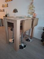 Bartafel plus 4 barkrukken, Huis en Inrichting, Complete inboedels, Ophalen