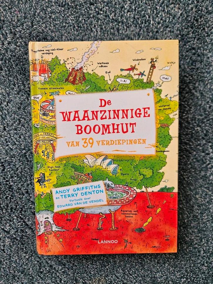 Andy Griffiths - De waanzinnige boomhut van 39 verdiepingen, Boeken, Kinderboeken | Jeugd | onder 10 jaar, Zo goed als nieuw, Fictie algemeen