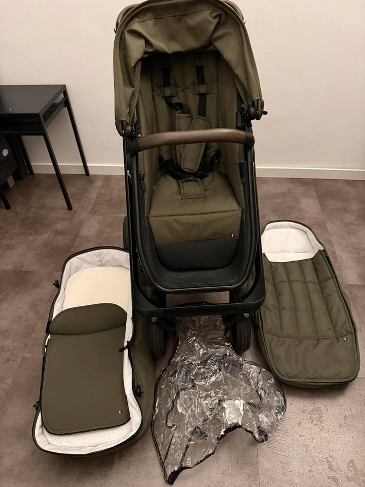 Dubatti one Complete Kinderwagen Set - Groen, Kinderen en Baby's, Kinderwagens en Combinaties, Zo goed als nieuw, Combiwagen, Overige merken