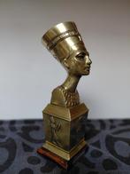 Nefertiti buste van koper, 20cm, Ophalen of Verzenden