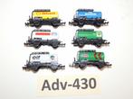 Adv-430 N Spoor Diverse Ketel wagons Minitrix, Gelijkstroom, Trix, Wagon, Ophalen of Verzenden