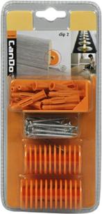 Cando clip 2 om plinten vast te zetten oranje, Huis en Inrichting, Ophalen, Minder dan 50 cm, Nieuw, Minder dan 50 cm