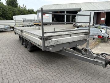 Hapert Plateauwagen 505x202 tridem 2020 parabool assen 3,5t beschikbaar voor biedingen