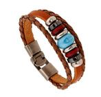 Leren armband, Ophalen of Verzenden, Nieuw, Bruin, Leer