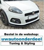 Maxton Spoiler Lip Splitter Voor Fiat Grande Punto Abarth, Ophalen of Verzenden, Automotive Parts, A.parts@hotmail.nl, Trasmolenlaan 12 3447 GZ Woerden