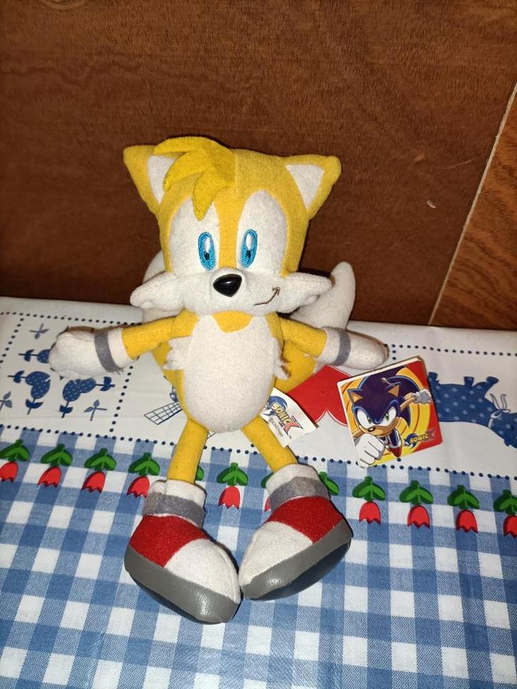 Tails Knuffel met kaartje vriendin van Sonic, Kinderen en Baby's, Speelgoed | Knuffels en Pluche, Ophalen of Verzenden