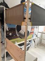 Hoogslaper Vitval (Ikea) met werkblad, Huis en Inrichting, Slaapkamer | Stapelbedden en Hoogslapers, Ophalen, Gebruikt, Eenpersoons