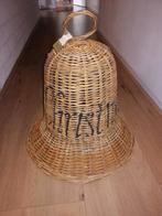 Rustic rattan riviera maison kerstbel, Diversen, Kerst, Ophalen of Verzenden, Zo goed als nieuw