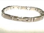 Boccia titanium dames schakel armband 0371-01, Ophalen of Verzenden, Zo goed als nieuw, Zilver, Overige materialen