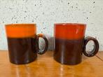 2 vintage west Germany Fat Lava mokken koffiemok bekers, Ophalen of Verzenden