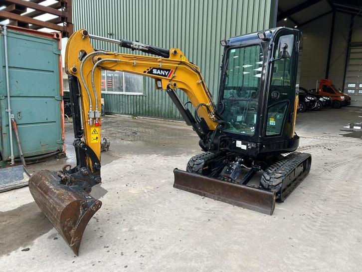 SANY SY26U +/- 1450 uur, Zakelijke goederen, Machines en Bouw | Kranen en Graafmachines, Graafmachine, Ophalen of Verzenden