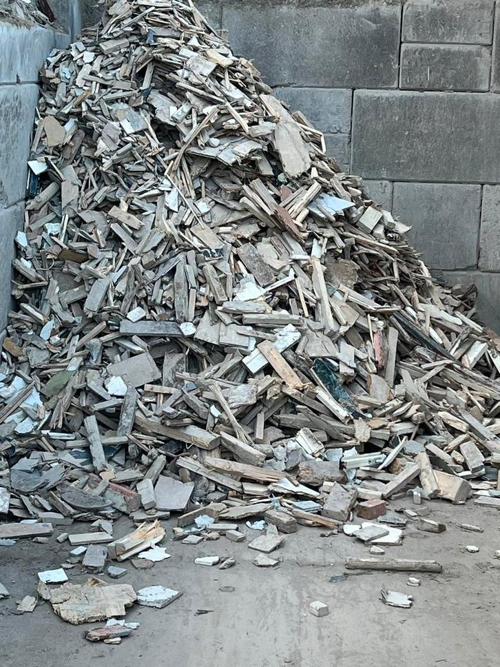 Partij Gebruikt Hout - Mix, Doe-het-zelf en Verbouw, Hout en Planken, Gebruikt, Balk, Grenen, Minder dan 200 cm, Minder dan 25 mm