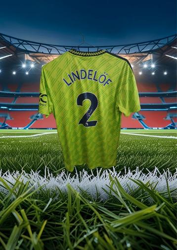 Gesigneerd Lindelof Shirt Maat M + Certificaat beschikbaar voor biedingen