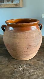 Mooie oude terracotta pot, Tuin en Terras, Bloempotten, Ophalen, Gebruikt, Rond, Tuin