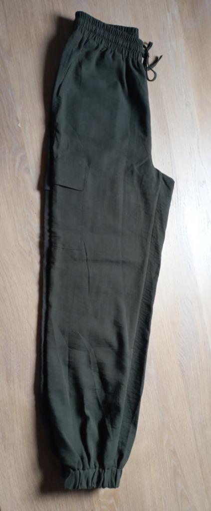 Studio - Only garco broek travelstof S, Kleding | Dames, Broeken en Pantalons, Nieuw, Maat 36 (S), Groen, Lang, Ophalen of Verzenden