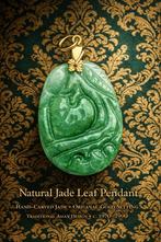Jade hanger(nefriet of commerciële jadeïet)ruilen kan ook!, Ophalen of Verzenden, Goud, Hanger