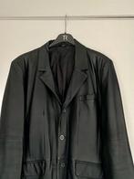 i635 Nieuw: echt-leren jasje mt. L blazer leer zwart jas, Kleding | Heren, Maat 52/54 (L), Angelo Litrico, Zwart, Nieuw
