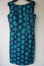 Steps jurk donker blauw groen stippen maat 38 / M mouwloos, Maat 38/40 (M), Blauw, Ophalen of Verzenden, Zo goed als nieuw