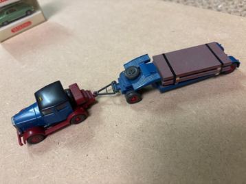 Wiking Hanomag ST100 trekker met oplegger en lading geen OVP beschikbaar voor biedingen