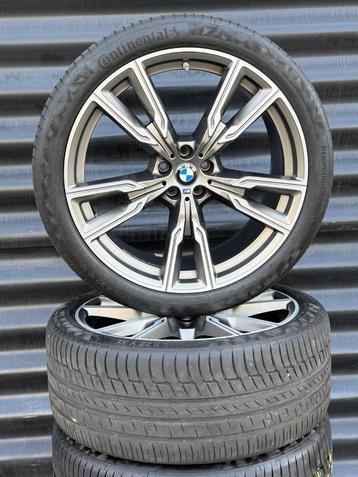 Zgan 22” Orig Bmw Styling 747M G05 X5 X6 G06 velgen banden beschikbaar voor biedingen
