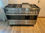 Luxe Boretti ILVE 120cm fornuis! Met frytop en 2 ovens!, Ophalen of Verzenden, Zo goed als nieuw, Gas, Vrijstaand