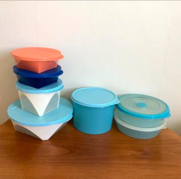 Tupperware 7 Diverse Schalen en Trommel vanaf €3,50 per stuk beschikbaar voor biedingen
