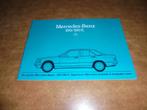 brochure Mercedes 190/190 E  1983, Boeken, Ophalen of Verzenden, Zo goed als nieuw, Overige merken
