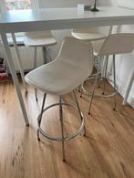4 Mooie hoge krukken + IKEA bartafel, Gebruikt, Met voetsteun, 60 tot 90 cm, Ophalen of Verzenden