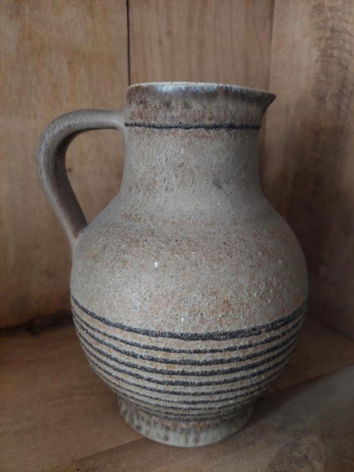 Strehla Keramiek Vaas Oost-Duitsland Vetlavaglazuur, Antiek en Kunst, Antiek | Vazen, Ophalen of Verzenden