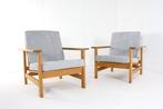 Vintage fauteuil Deens Frederica gestoffeerd gratis bezorgd, Huis en Inrichting, Fauteuils, Hout, -, -, Vintage