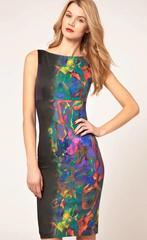 mooi jurk Karen Millen maat 12/40, Kleding | Dames, Jurken, Maat 38/40 (M), Ophalen of Verzenden, Zo goed als nieuw, Knielengte