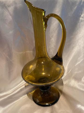 Vintage Bischoff Karaf Amber Jaren 50 beschikbaar voor biedingen