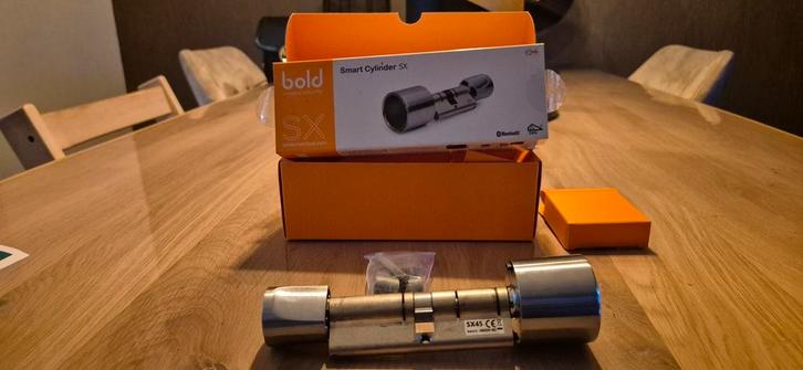 Bold Smartlock SX45 - Slimme Deurcilinder, Doe-het-zelf en Verbouw, Hang- en Sluitwerk, Gebruikt, Slot, Rvs, Ophalen of Verzenden