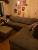 Bank Loods5 ribstof, Ophalen, Gebruikt, 100 tot 125 cm, Hoekbank