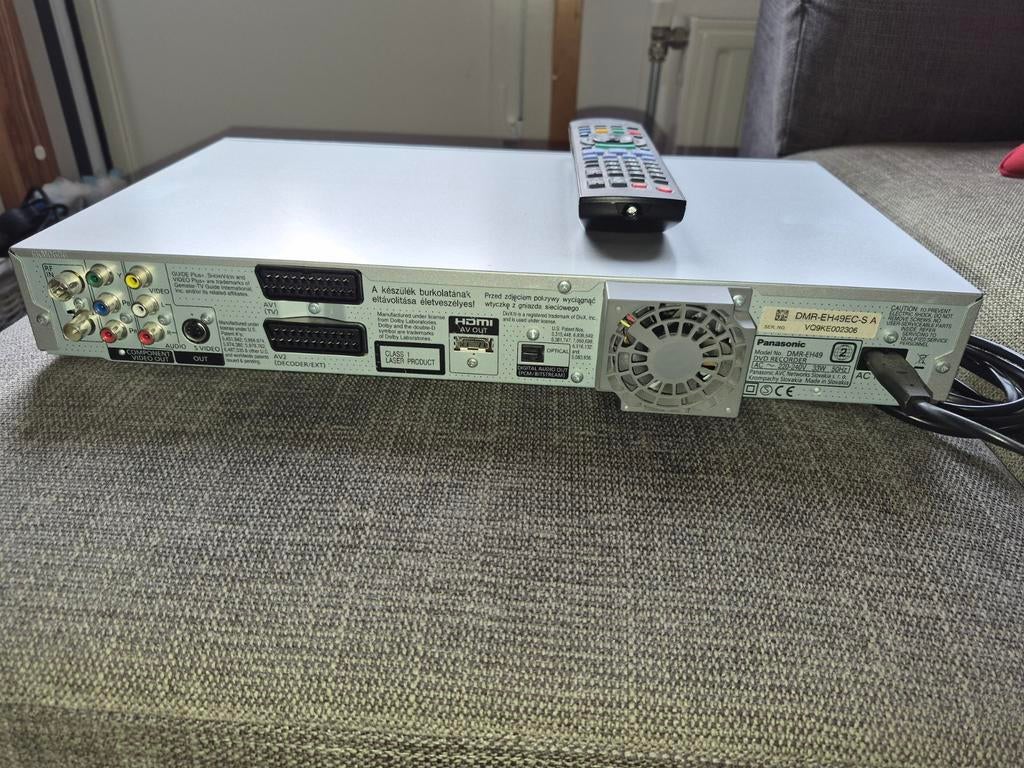 Panasonic DVD Recorder met Harde Schijf - Prima Staat, Audio, Tv en Foto, Dvd-spelers, Zo goed als nieuw, Dvd-recorder, Panasonic