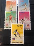 Olympische Spelen, Kenia 1988, Postzegels en Munten, Postzegels | Thematische zegels, Ophalen of Verzenden, Sport, Postfris