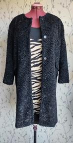 STELLA NOVA Zwarte Fake-Bont Winter/ Tussen-Jas maat 40, Maat 38/40 (M), Zwart, STELLA NOVA, Ophalen of Verzenden