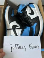 Jordan 1 UNC toe, Kleding | Heren, Schoenen, Ophalen of Verzenden, Zo goed als nieuw, Blauw