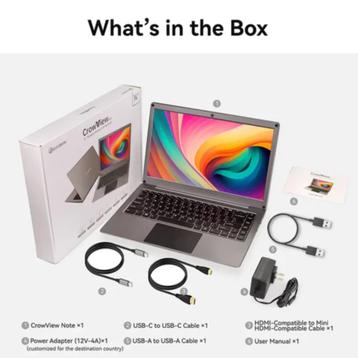 CrowView Note lapdock (14 inch) gebruik je phone als laptop! beschikbaar voor biedingen