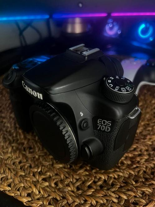 Canon Eos 70D compleet, Audio, Tv en Foto, Fotocamera's Digitaal, Zo goed als nieuw, Spiegelreflex, Canon, Geen optische zoom