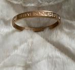 Geus stalen roséplated met kristal., Sieraden, Tassen en Uiterlijk, Met kristal, Staal, Ophalen of Verzenden, Zo goed als nieuw