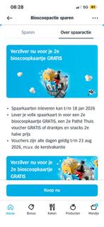 AH spaarkaarten bioscoopactie, Albert Heijn, Verzenden