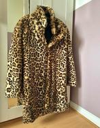 Leopard Faux Fur Jas - Maat M, Ophalen of Verzenden, Zo goed als nieuw, Maat 38/40 (M), Bruin