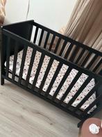 Ikea Zwart Ledikantje met matras, Kinderen en Baby's, Babywiegjes en Ledikanten, Ophalen, Gebruikt, Ledikant