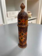 Vintage Houten Naaldenkoker Handgesneden, Ophalen of Verzenden