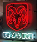 Dodge ram neon licht reclame USA decoratie mancave neons, Verzamelen, Merken en Reclamevoorwerpen, Lichtbak of (neon) lamp, Nieuw