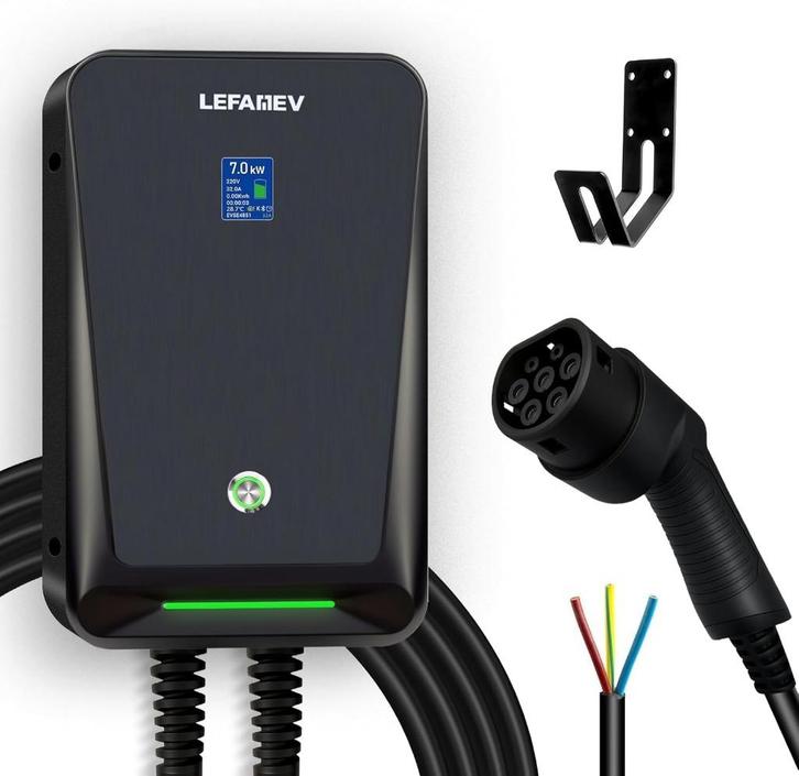 Lefanev F40 32 Ampere 7KW 1 fase Wallbox LAATSTE !, Auto diversen, Laadpalen, Nieuw, Laadpaal, Ophalen of Verzenden
