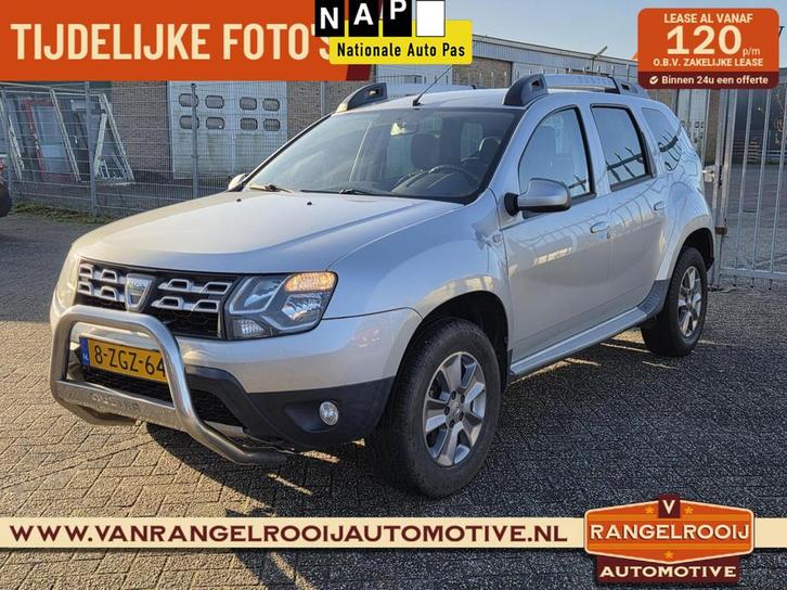 Dacia Duster 1.2 TCe 4x2 Prestige, trekh., leer, airco, crui, Auto's, Dacia, Bedrijf, Te koop, Duster, ABS, Airbags, Airconditioning