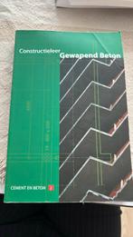 Constructieleer gewapend beton, Boeken, Ophalen of Verzenden, Zo goed als nieuw